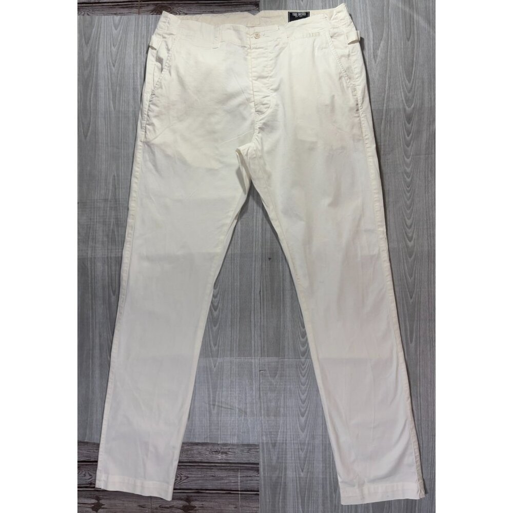 Todd Snyder cotton Chino buckle Trouser pants sz 34 color white NWOT made in USA
